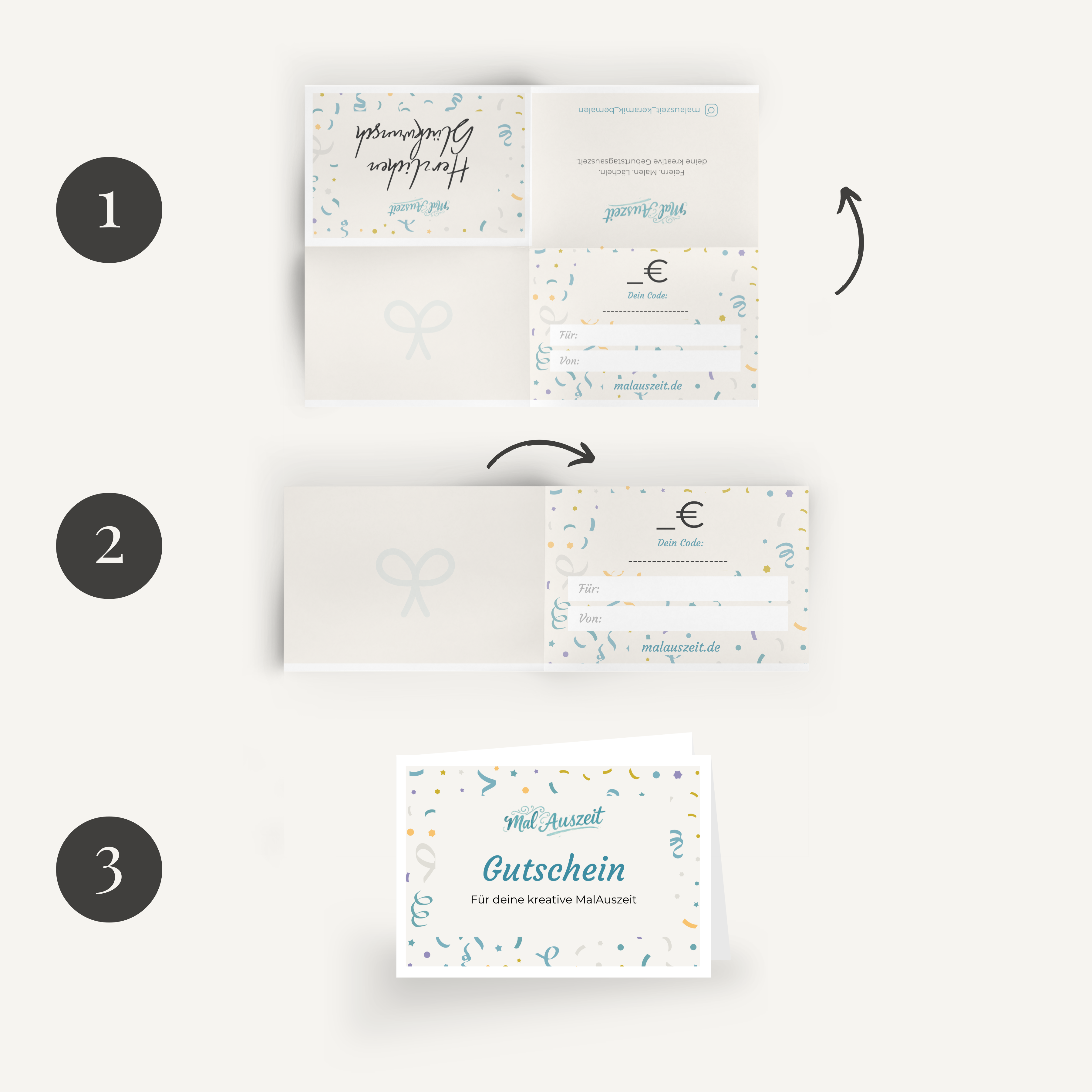 Geburtstag Malauszeit Gutschein