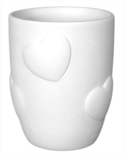 Herz Relief Becher