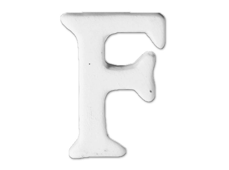 Kleiner Buchstabe F /12 Stk. Pack