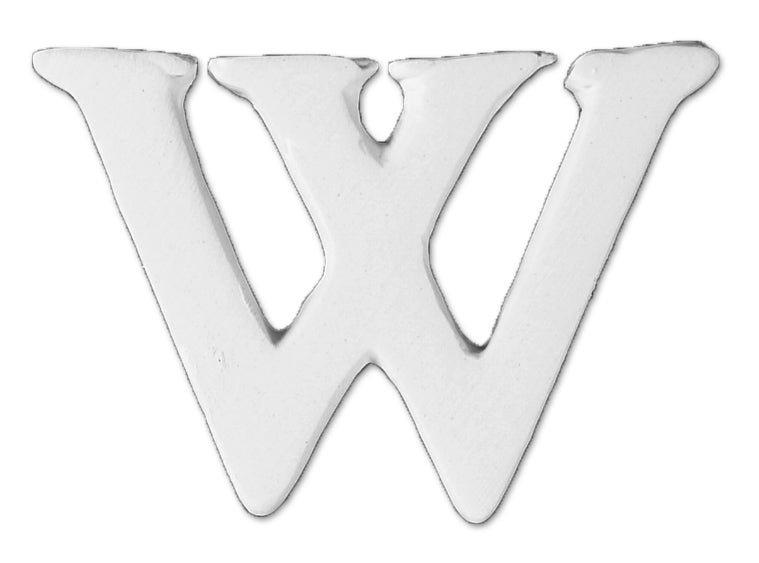 Kleiner Buchstabe W/12 Stk. Pack