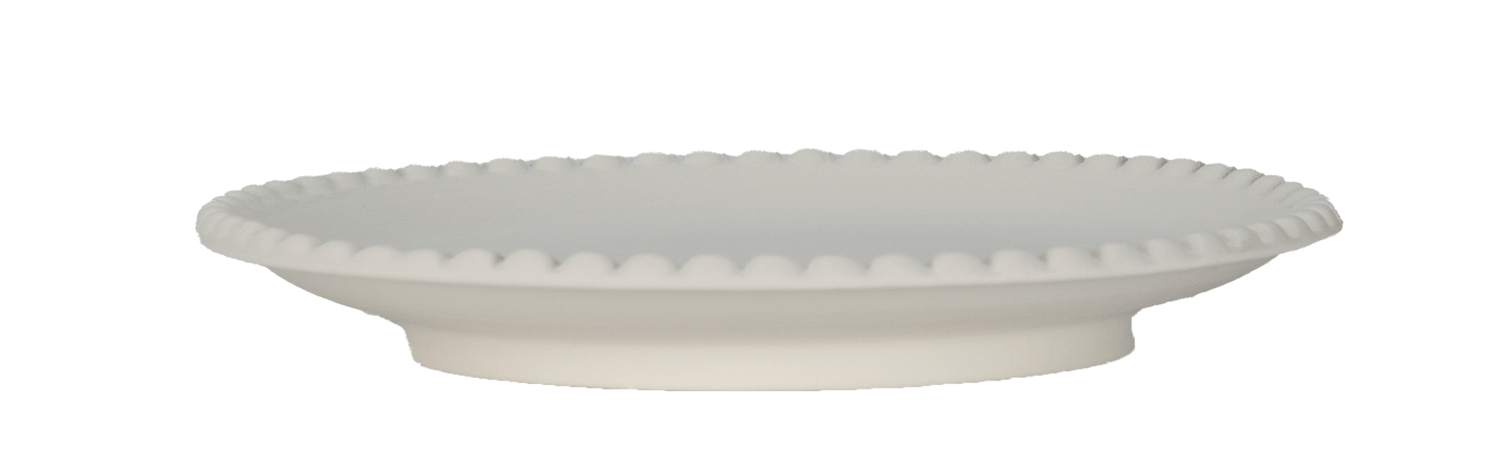Dessertteller mit Perlenrand