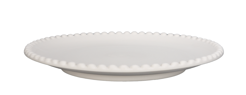 Essteller mit Perlenrand