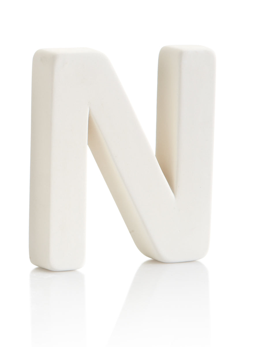 N Stehender Buchstabe